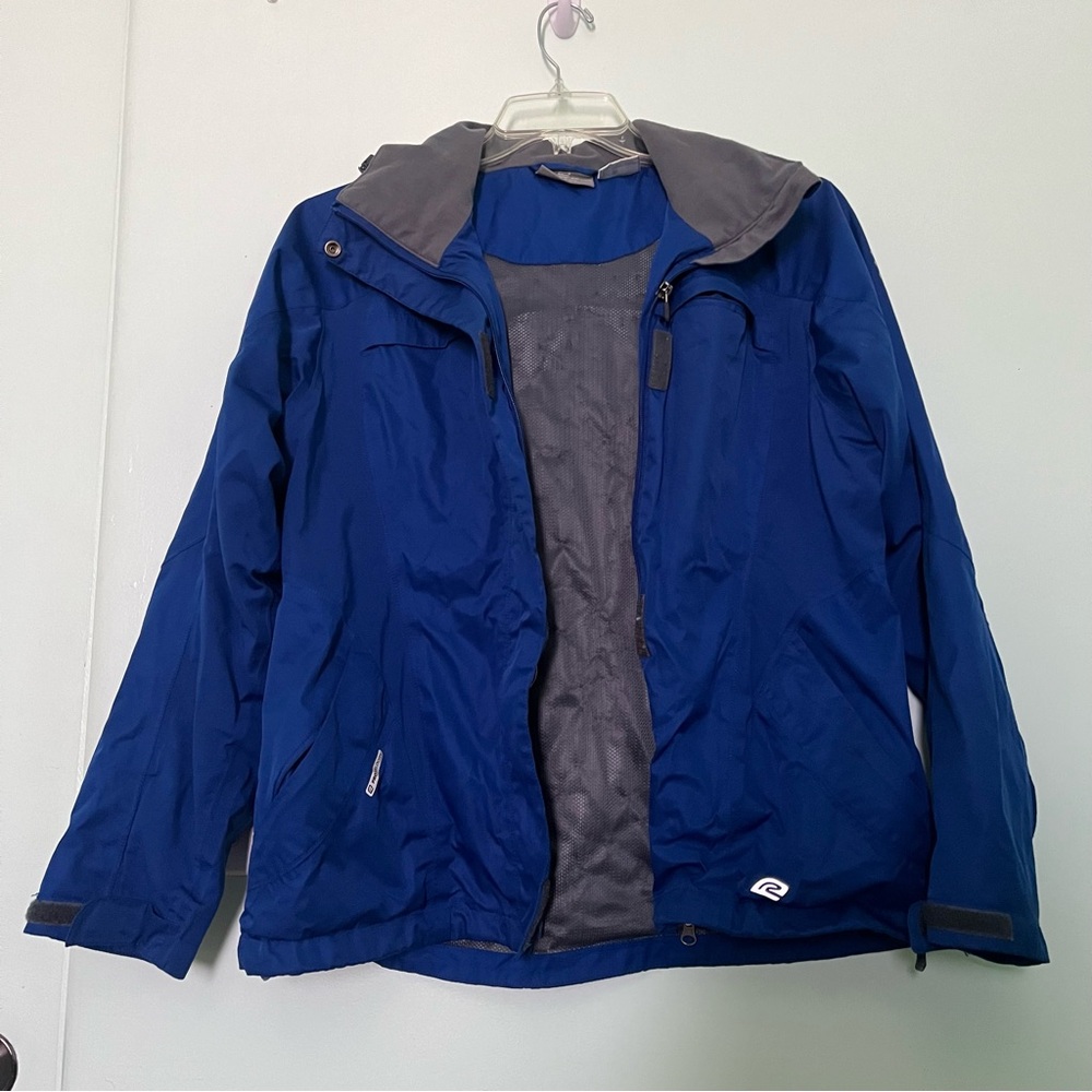Thick Windbreaker with detachable hoodie